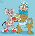 Marmaduke Mouse & Superkatt by KelvinTheLion