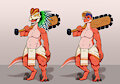Dinozon Fury: Promo: Highclaw the Royal Guard by Daneasaur