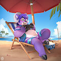 cw - chillin' at the beach by pawsve