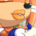 Rewarding Kiss! (An alternate Sonic Adventure ending!)