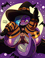 Cute Witch Spyke! - Halloween YCH by Saurian