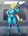 Samus Fox Zero suit by LordYeyei