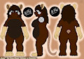 Sweet the Choco-Mouse - Refsheet by Darknetic