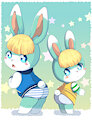 Duo Bunny by toruu90