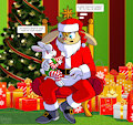 Seeing Santa by Bunnyoffuzz