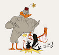 Daffy's wife doodle 01 by Oredoj