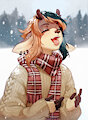 Catching snowflakes [Art by Eerieeyes] by LazySnout