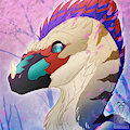 Icon Comish - Sakura Raptor by TwilightSaint