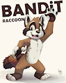 Bandit Raccoon by pandapaco