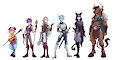 The Legend of the living Embers main cast by ShirleyVaga