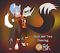 Skye and Tura Dancing by IzumiCulture