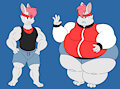 Fit Fat Rabbit Twins by Bestthe