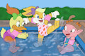 Looney Baby Girls: Kiddie Pool (by Linkina) by BunPatrol
