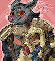 Ryker and Layna cuddling by DiamondGrenadier25