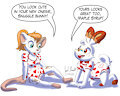 Hoppy and Maple's Valentine's Day Onesies (Gift) by jahubbard1