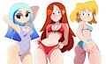 Cartoon Girls by Bitsguy