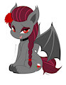 Velvet Rose (Bat Pony OC) by NioFloofArtist