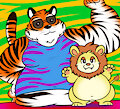 Leonard, Tiger, and Bear by Nishi