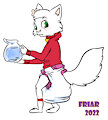 Soggy Cat Art Trade by Friar