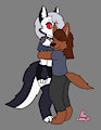 Hugging Loona by lonnyk