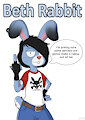 Beth Rabbit from UniFURsity! by Robthe1st
