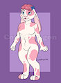Strawberry Bunny - Gift Art - by CoiledDragon