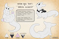 [Commission, Reference Sheet] Nisim the Slugcat by LunaMuenster