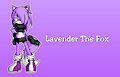 Lavender The Fox (Furry Dollmaker Version) by KanjiMarleyDash