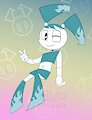 XJ9 with flame hot palette but blue by achthenuts