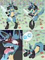 Eso Comm- Lucario Spin Cycle by ConquestGoddess