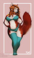 Curvy Husky lady by kitsuneismything