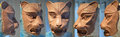 Leopard mask sculpt