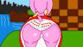 Amy's butt test + GIF by JamesHedgehog