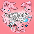 REDRAWN STICKERS - Durex Bunny by AlexKParts
