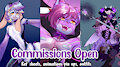 Back Open For Commissions (limited slots) by NyaGirlNya