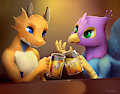 Drink at a Bar by GyroTech