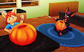 Carving Pumpkins by VK102