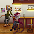 Flirting at the bar by TheQueerOne