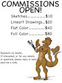 Commissions Open! by raletheotter