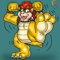 Stompy Bowser by TheRedSkunk