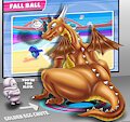 Fall Guys Golden Dragon - HeartlessAngel3D by HeartlessAngel