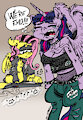 Twily and Flutters in: We're Emo!!! by AndreuT