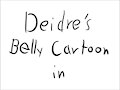 Deidre's Belly Cartoon in Ep 2 - Evil Worm by TheLittleBraveFox