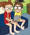Morty and Steve: Secret Adventure Comic Preview by Bortbort1