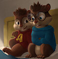 Alvin and Simon by SpunksterFurs