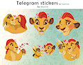 Telegram stickers for Kion731 by Tayarinne
