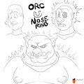 Nosey Orc Ring by Kanada
