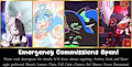 Emergency Commissions Open