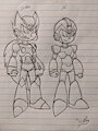 MegaMan Cartoon Concepts (FINAL) by SomeCat01