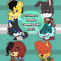 2022 Stickers Bundle Commision for HedgeWolf23